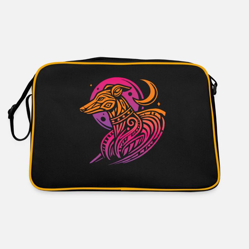 Greyhound Greyhound Tribal Phases de lune Sac Retro