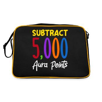 Soustrayez 5 000 points d’aura Trendy Viral - Sac Retro - noir/or - Dos