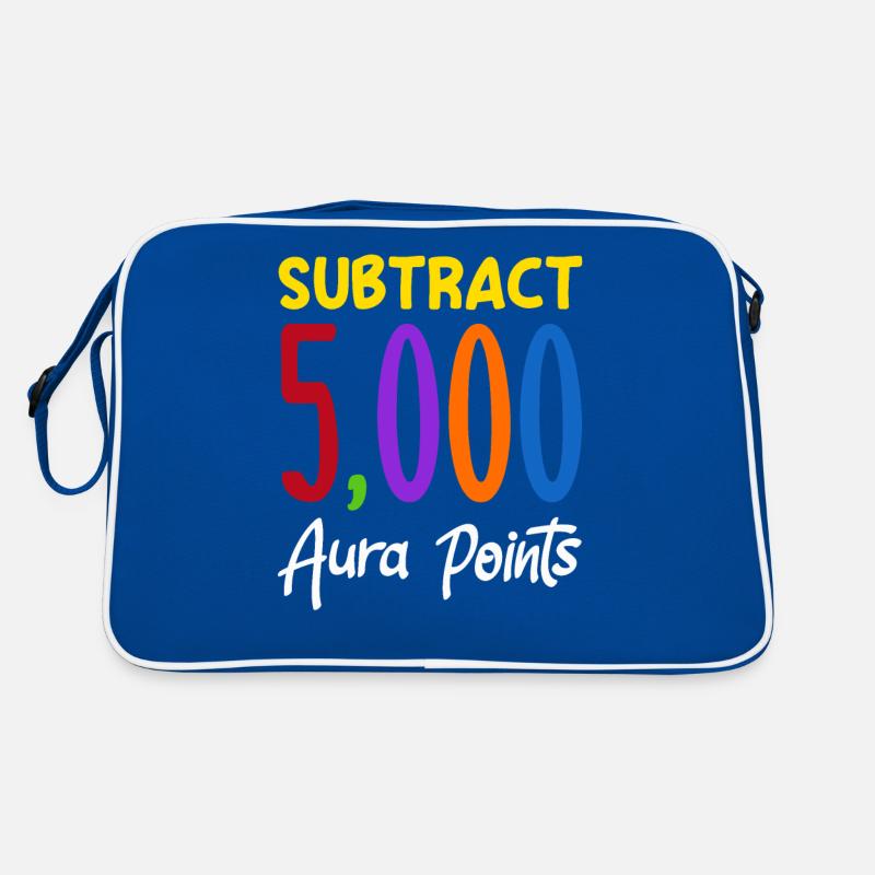 Substract 5,000 Aura Points Trendy Viral Retro Tasche