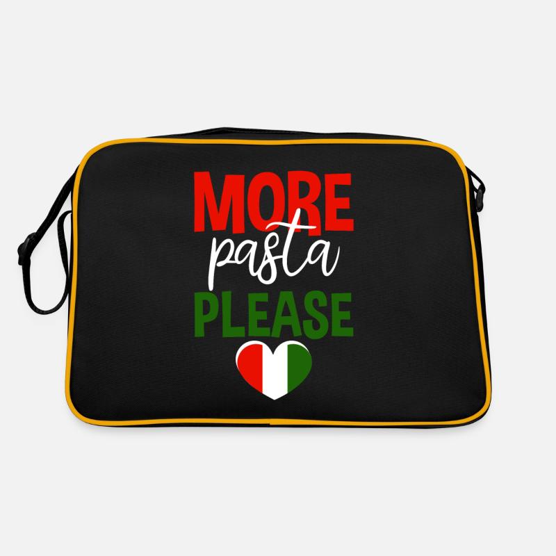 Plus de pâtes s’il vous plaît 4 Sac Retro