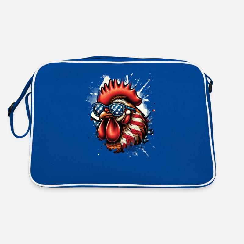 Big Chicken Cool Chicken Usa Chicken Retro Bag