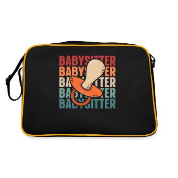 Baby-sitter - Sac Retro - noir/or - Dos