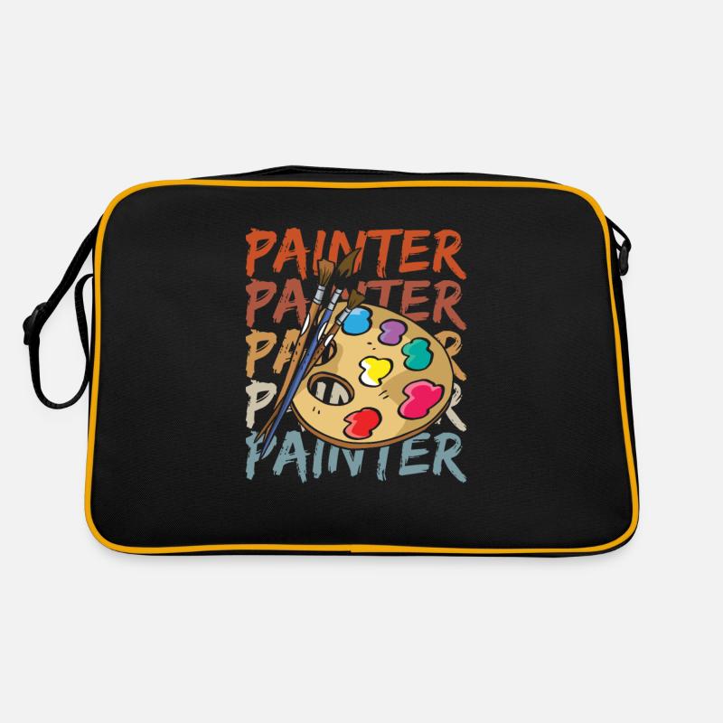 Peintre, Vernisseur, Sac Retro