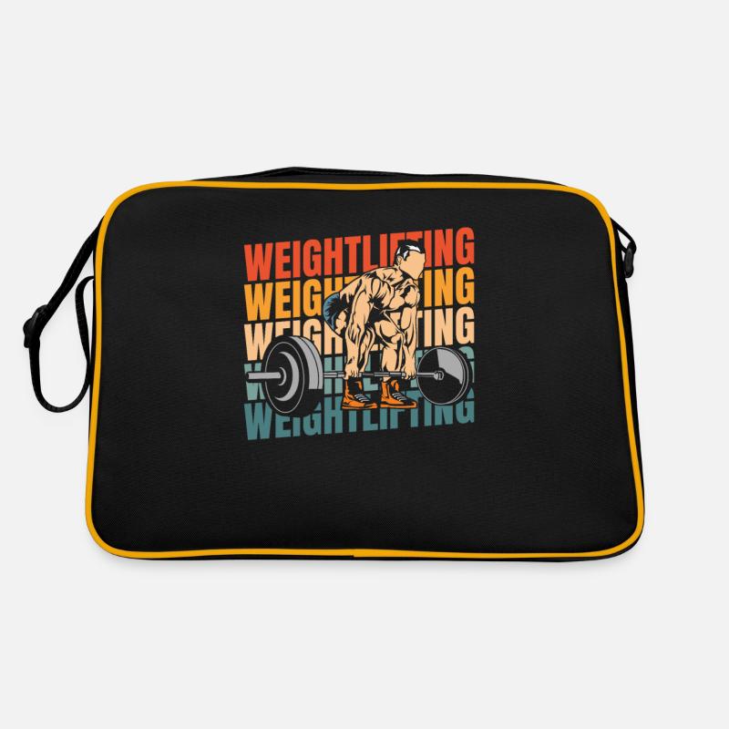 Weightlifting Weightlifting - Retro Bag - black/gold