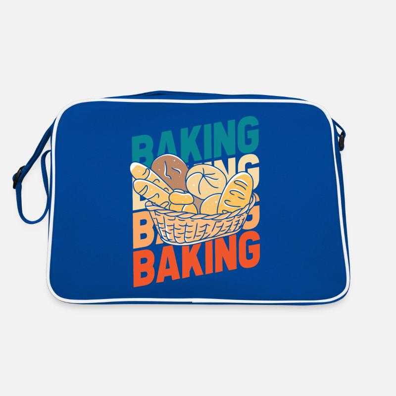 Backen Bäcker Bäckerei Retro Tasche