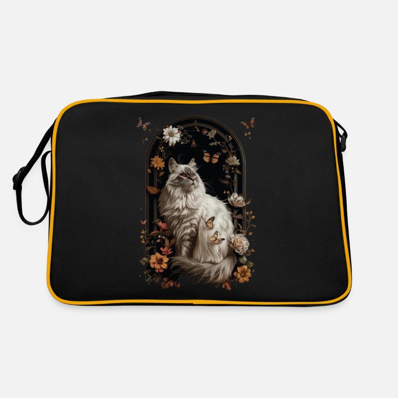 Chat sibérien Sac Retro