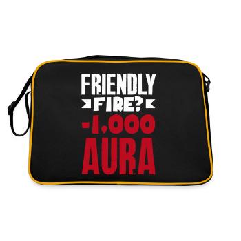 Tir ami? -1000 aura Gamer Gaming - Sac Retro - noir/or - Dos