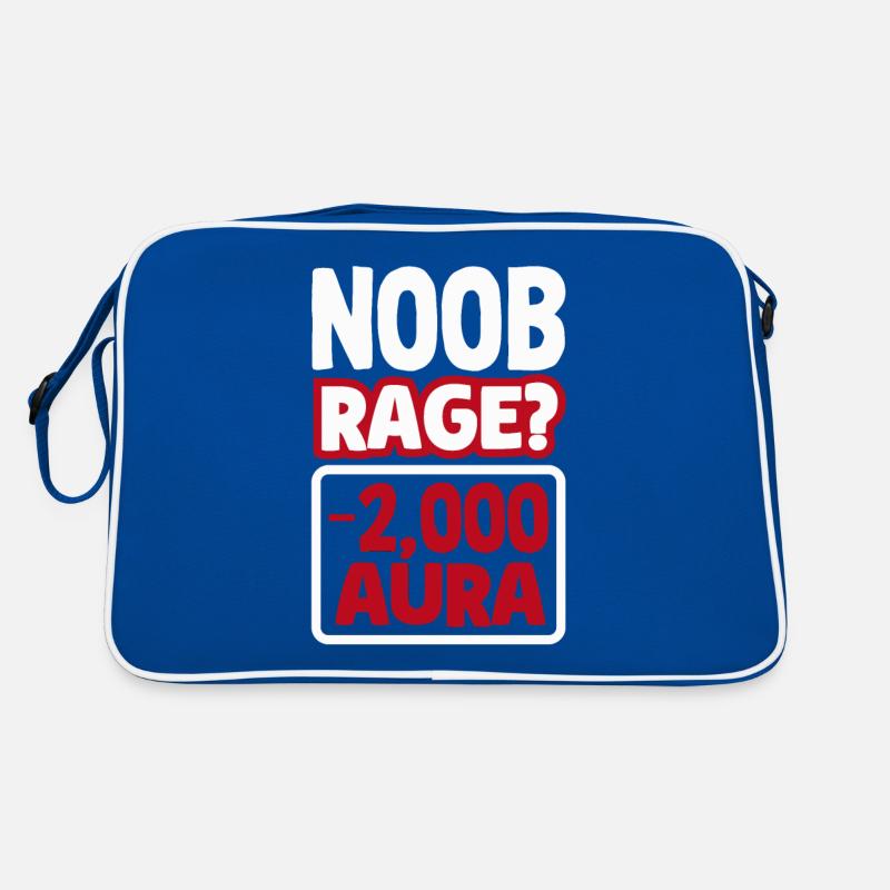 Noob Rage? -2000 aura Retro Tasche