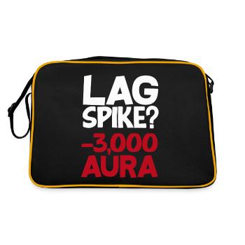 Was Spike lagging? -3000 aura Gaming Gamer - Retro Bag - black/gold - Back
