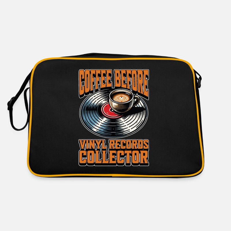 Disques vinyles Café Lecteur vinyle Coffee Lover Sac Retro