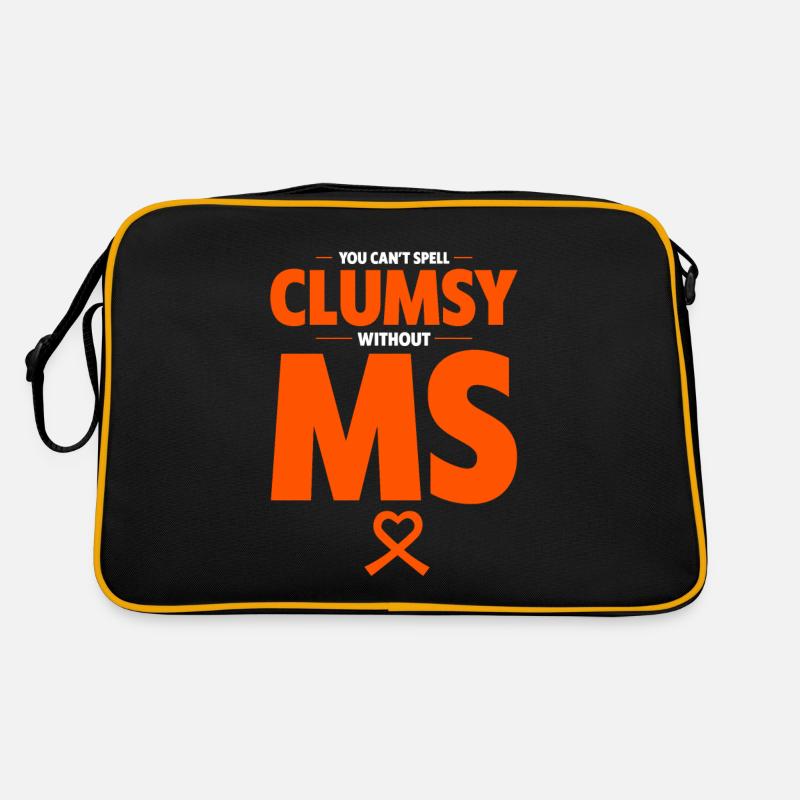 You Can't Spell Clumsy Without MS 2 Retro Tasche