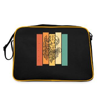Lama Lama Tribal Phases de Lune - Sac Retro - noir/or - Dos
