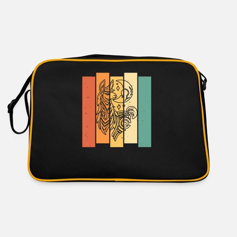 Lama Lama Tribal Phases de Lune Sac Retro
