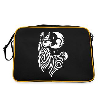 Lama Lama Tribal Phases de Lune - Sac Retro - noir/or - Dos