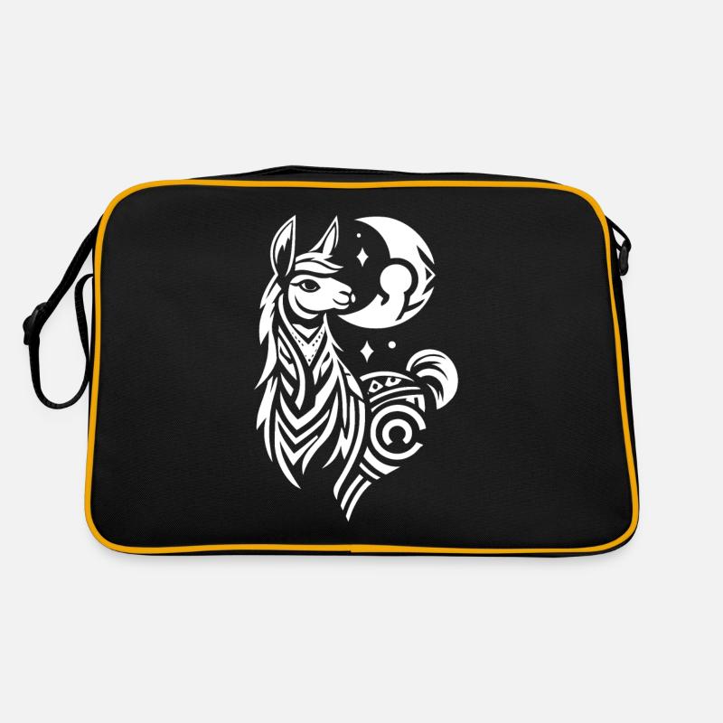 Lama Lama Tribal Phases de Lune Sac Retro