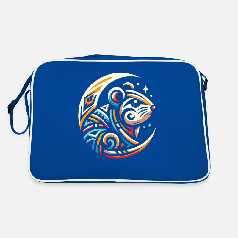 Hamster Goldhamster Stammes Moon Phases Retro Tasche