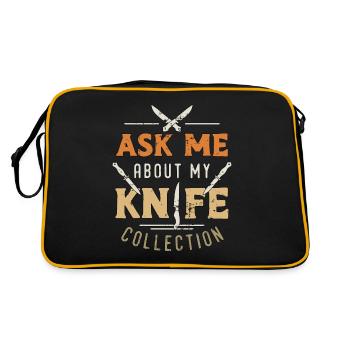 Blade Forging Ask Me About My Ironsmith Forging - Retro Bag - black/gold - Back