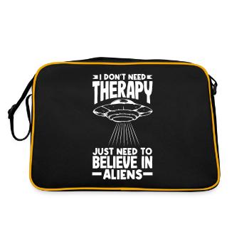 Drôle de cadeau extraterrestre extraterrestre - Sac Retro - noir/or - Dos