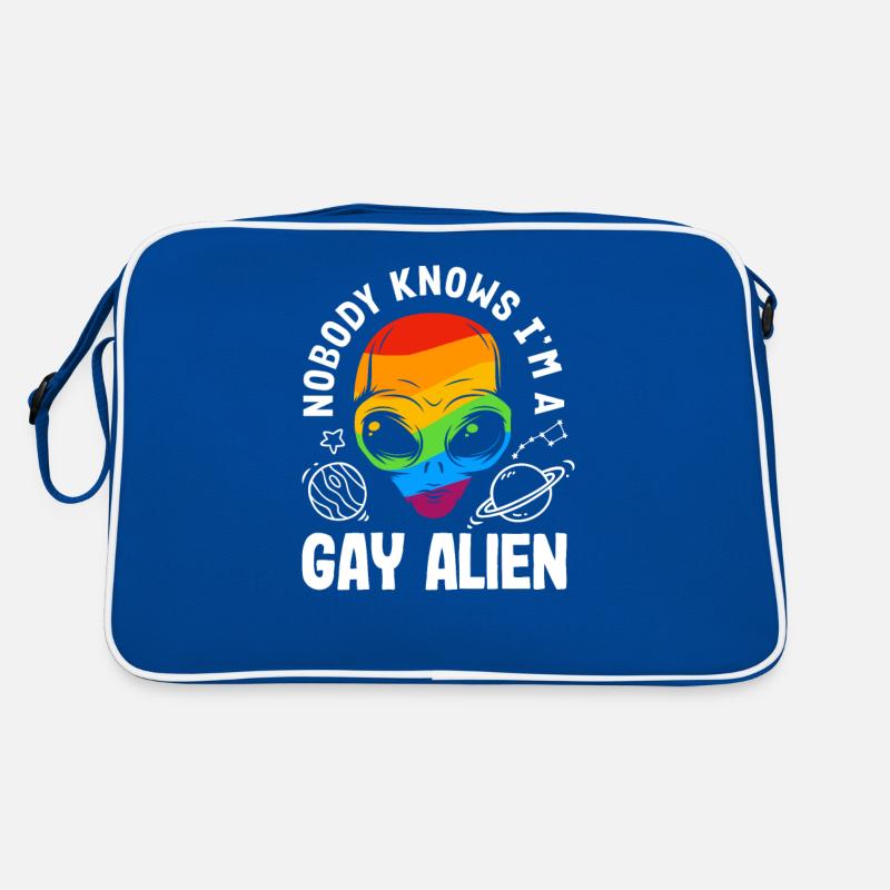 Funny Alien Alien Gift Retro Bag