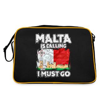 Malte - Sac Retro - noir/or - Dos
