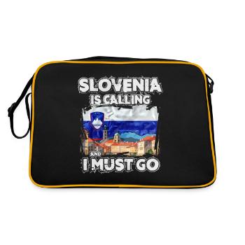 Slovénie - Sac Retro - noir/or - Dos