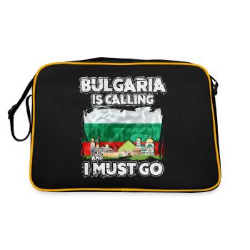 Bulgaria - Retro Bag - black/gold - Back