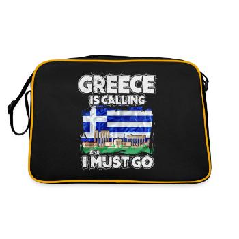 Greece - Retro Bag - black/gold - Back