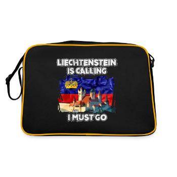 Liechtenstein - Retro Bag - black/gold - Back