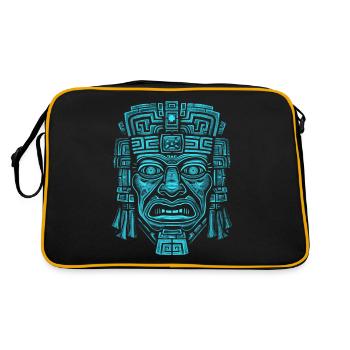 Mayan God Mayan Mythology Hunab Ku - Retro Bag - black/gold - Back