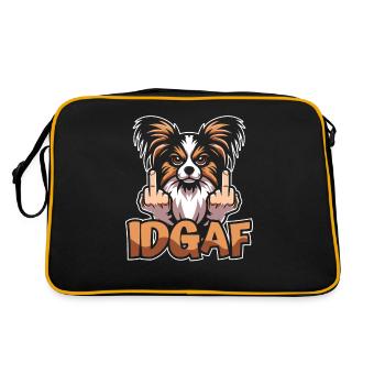 Papillon Idgaf - Retro Bag - black/gold - Back