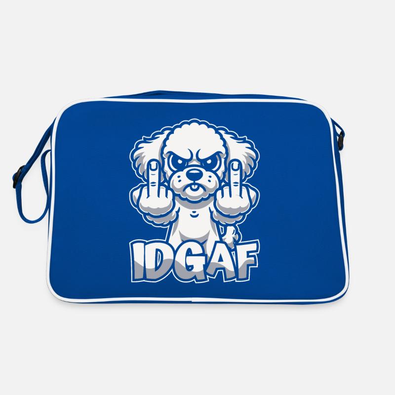 Bichon Frize Idgaf Retro Bag