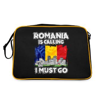 Romania - Retro Bag - black/gold - Back