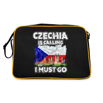 Tchéquie - Sac Retro - noir/or - Dos