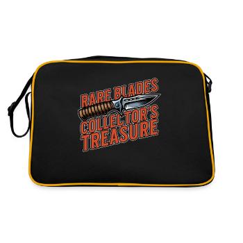 Blade Forging Rare Blades Collector's Metal Artist - Retro Tasche - Schwarz/Gold - Hinten
