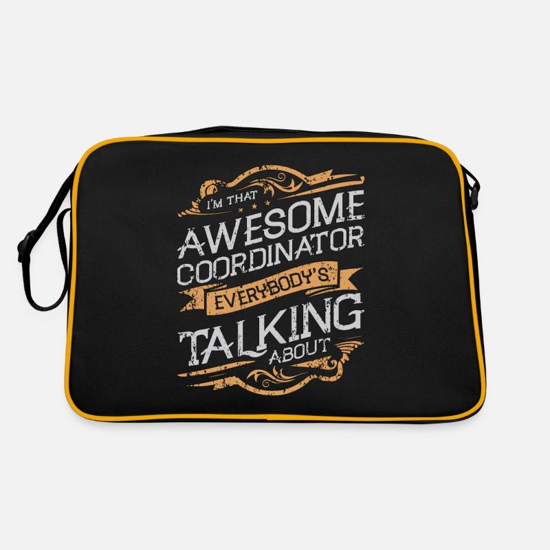 Events Coordinator I'm That Awesome Event Manager Retro Tasche