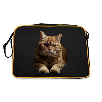 Européen à poil court - Sac Retro - noir/or - Dos