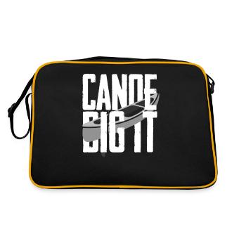 Canoe Water Sports Rowing Paddle - Retro Bag - black/gold - Back