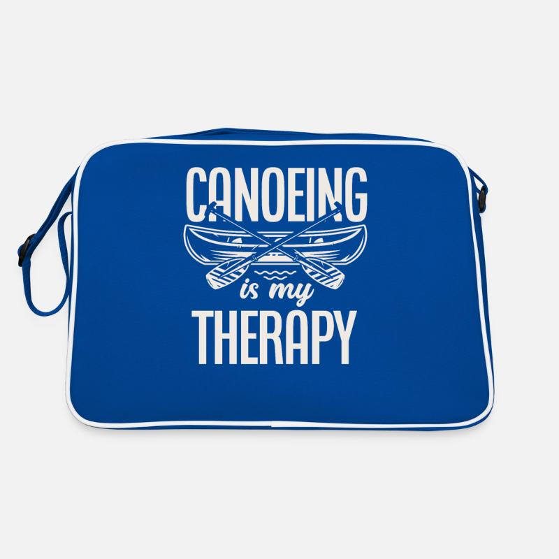 Canoe is my therapy Retro Bag