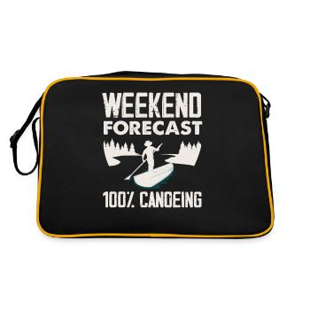 Canoë de fin de semaine - Sac Retro - noir/or - Dos