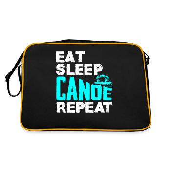 Manger un canot de couchage - Sac Retro - noir/or - Dos