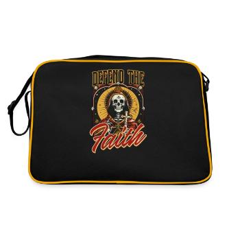 Les orthodoxes défendent la foi - Sac Retro - noir/or - Dos