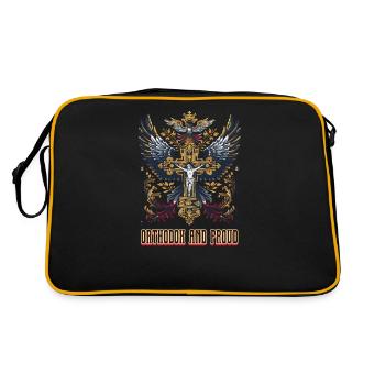 orthodoxe orthodoxe et fier - Sac Retro - noir/or - Dos