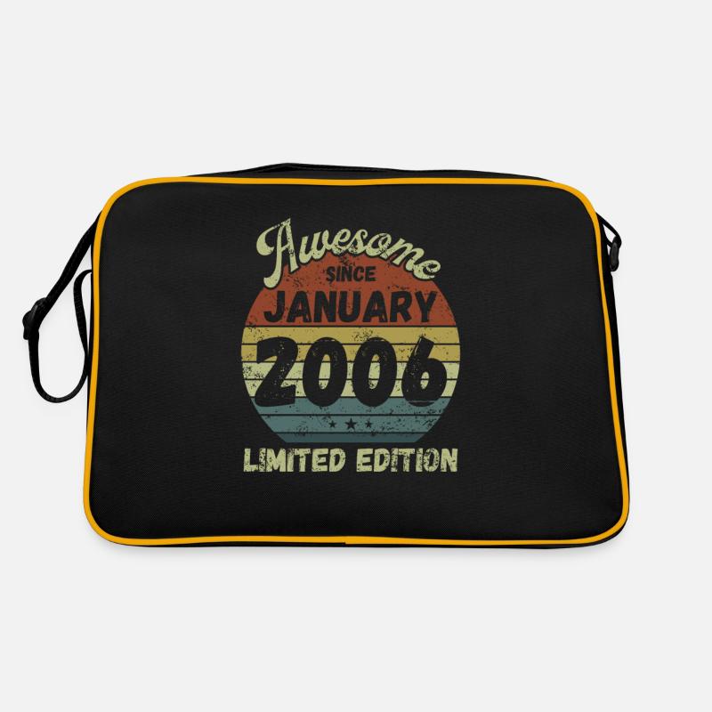 Awesome since January 2006 - Geburtstag Retro Tasche