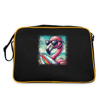 Ride the waves in style with our Surf - Retro Bag - black/gold - Back