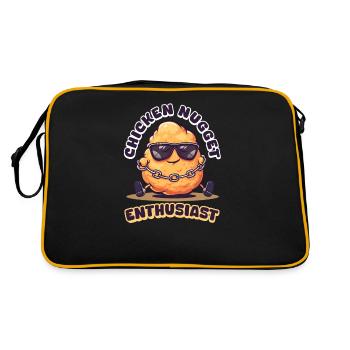 Chicken Nugget Chicken Nugget Enthusiast - Retro Bag - black/gold - Back