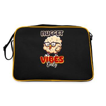 Chicken Nugget Nugget Vibes Only - Retro Bag - black/gold - Back