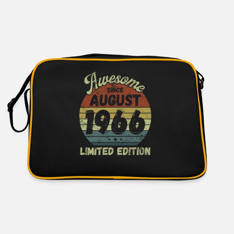 Awesome since August 1966 - Geburtstag Retro Tasche