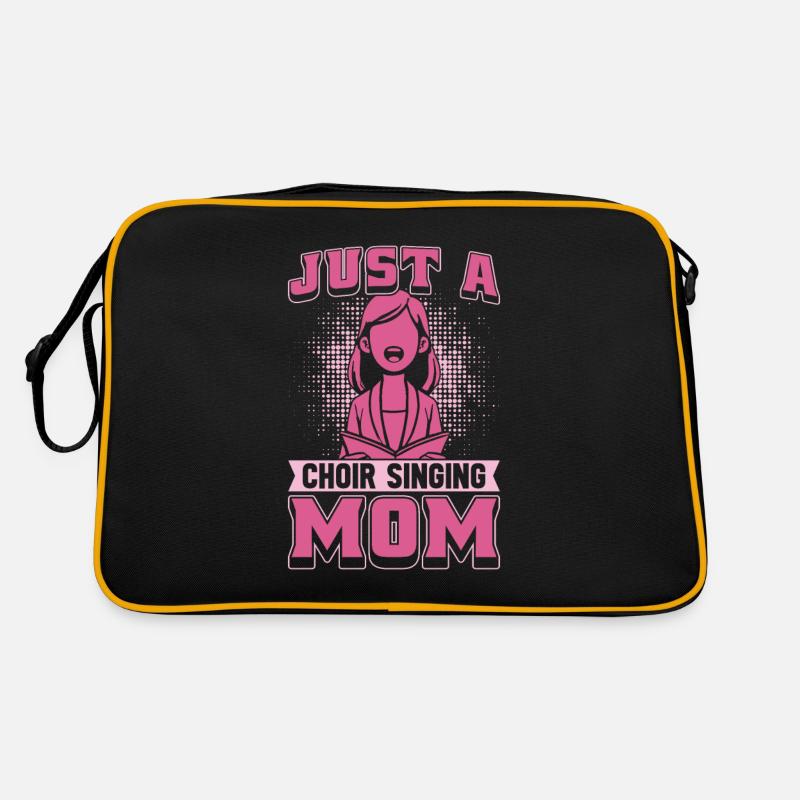 Chor Sänger Just A Choir Singing Mom Retro Tasche