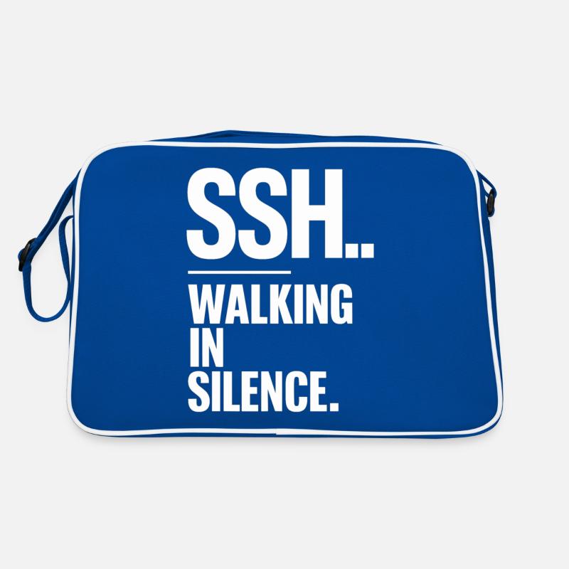 SSH.. Walking in silence Silent Walking Retro Bag