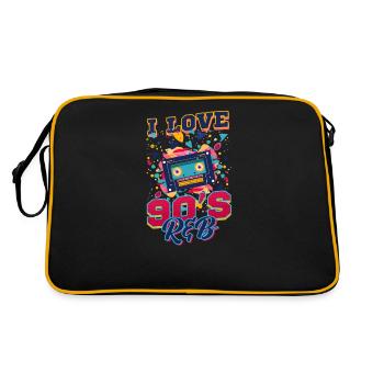 90s R&B I Love 90'S R&B - Retro Bag - black/gold - Back